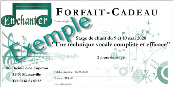 Stage de chant Cadeau
